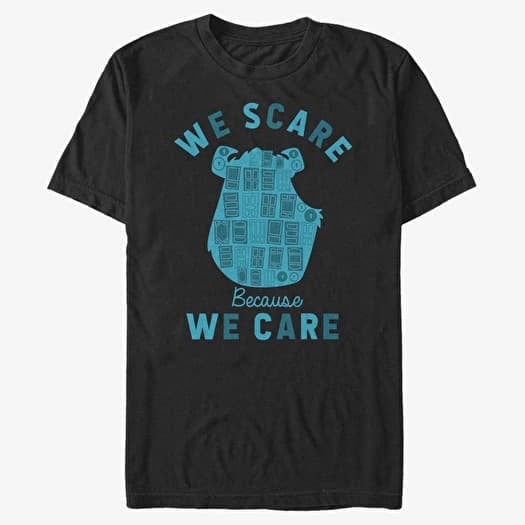 Тениска Merch Pixar Monster's Inc. - Scare For Care Sulley Unisex T-Shirt Black