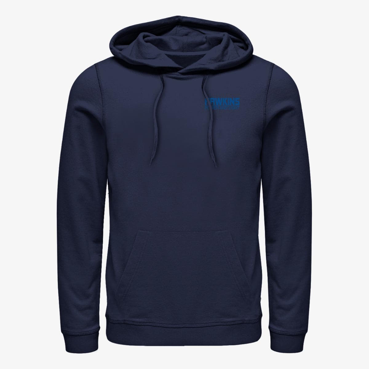 Суитчъри Merch Netflix Stranger Things - Hawkins Power and Light Unisex Hoodie Navy Blue