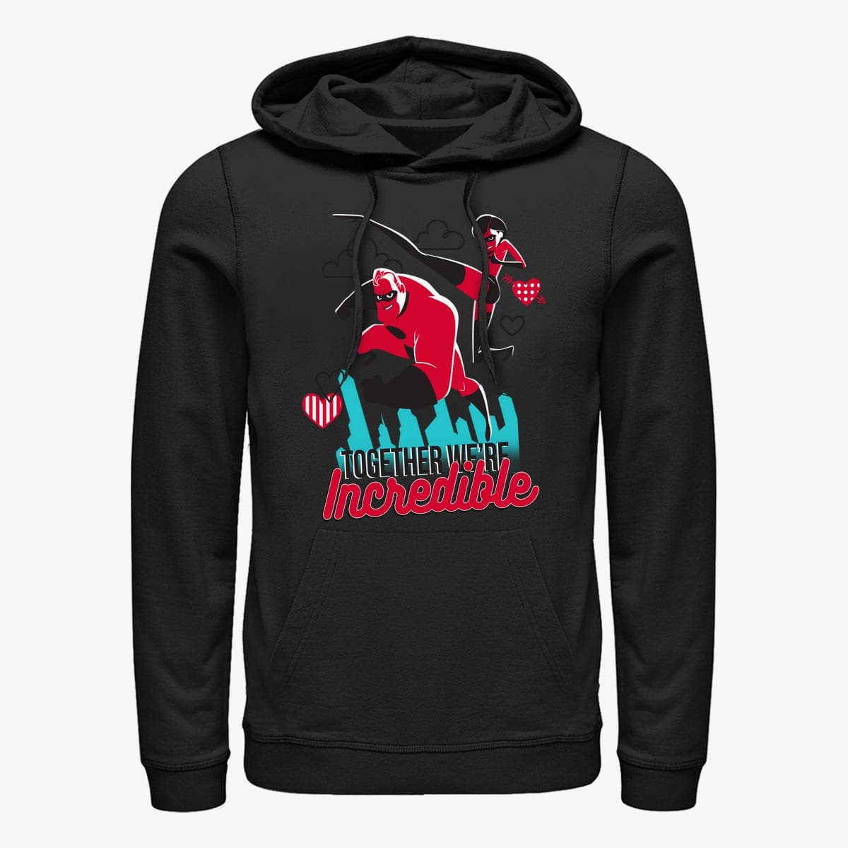 Суитчъри Merch Pixar Incredibles - Together Incredible Unisex Hoodie Black