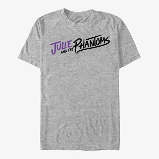 T-krekls Merch Netflix Julie And The Phantoms - Curved Logo Unisex T-Shirt Heather Grey