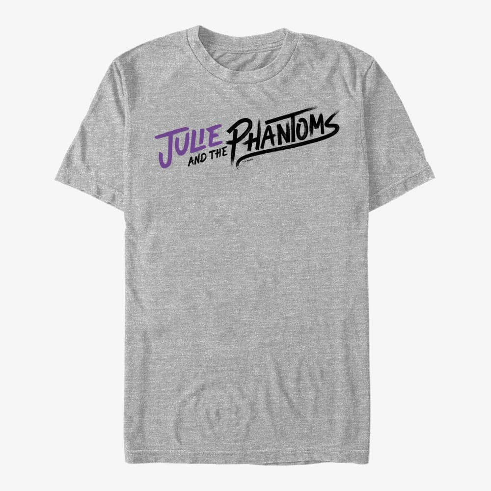 T-shirts Merch Netflix Julie And The Phantoms - Curved Logo Unisex T-Shirt Heather Grey