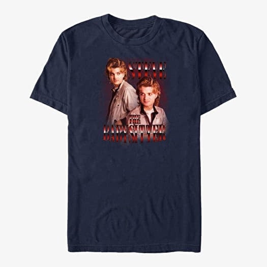 T-shirt Merch Netflix Stranger Things - The Babysitter Unisex T-Shirt Navy Blue