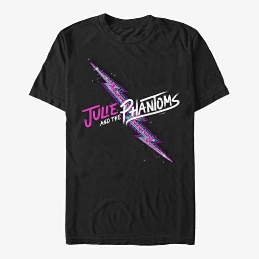 Tricou Merch Netflix Julie And The Phantoms - Lightning Bolt Unisex T-Shirt Black