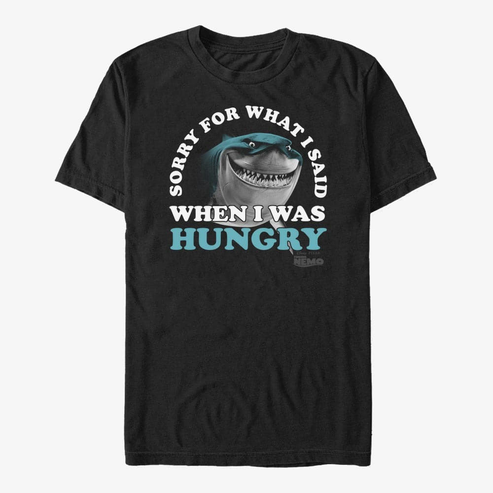T-Shirts Merch Pixar Finding Nemo - Hungry Bruce Unisex T-Shirt Black