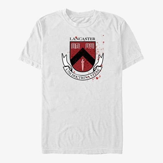 T-shirt Merch Netflix First Kill - Bloody Lancaster Crest Unisex T-Shirt White