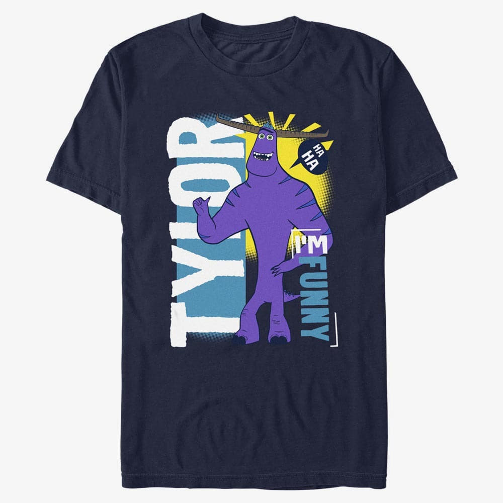 Koszulki Merch Pixar Monsters At Work - Ha Ha Funny Unisex T-Shirt Navy Blue