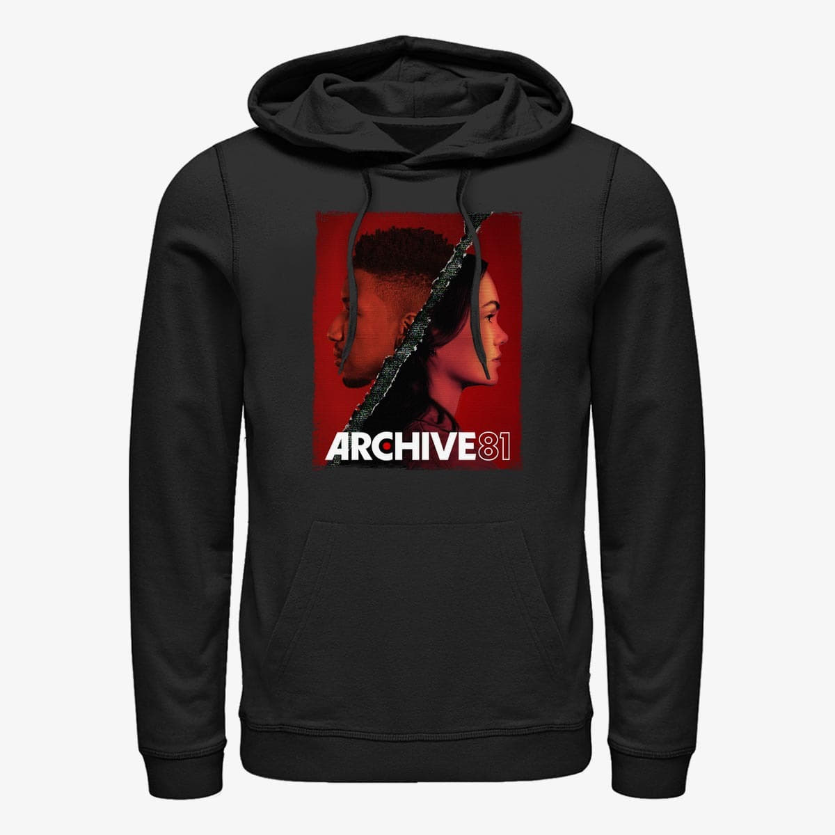 Sweatshirts Merch Netflix Archive 81 - Splitface BoxUp Unisex Hoodie Black