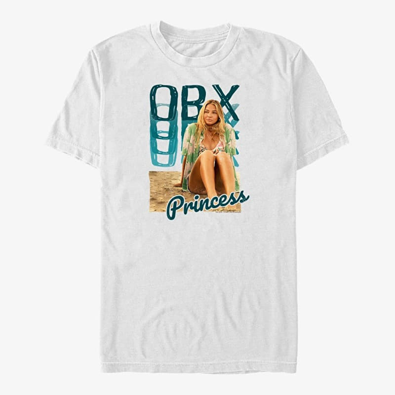 Póló Merch Netflix Outer Banks - Princess Sara Unisex T-Shirt White