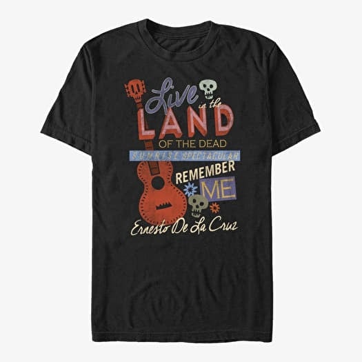 Tričko Merch Pixar Coco - Viva Coco Unisex T-Shirt Black