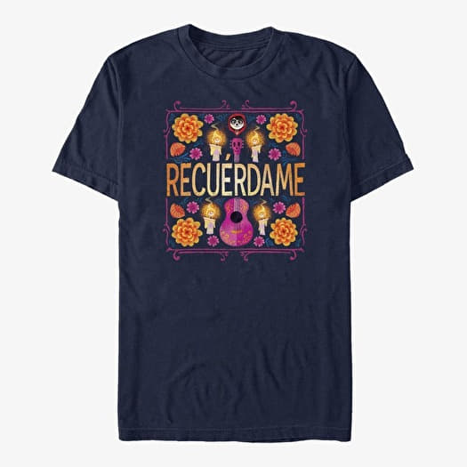 T-shirt Merch Pixar Coco - Recu??rdame Unisex T-Shirt Navy Blue