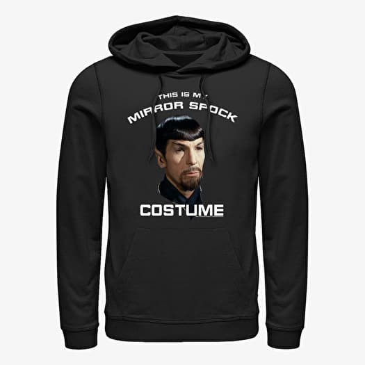 Mikina Merch Paramount Star Trek - This Is My Mirror Spock Costume Unisex Hoodie Black
