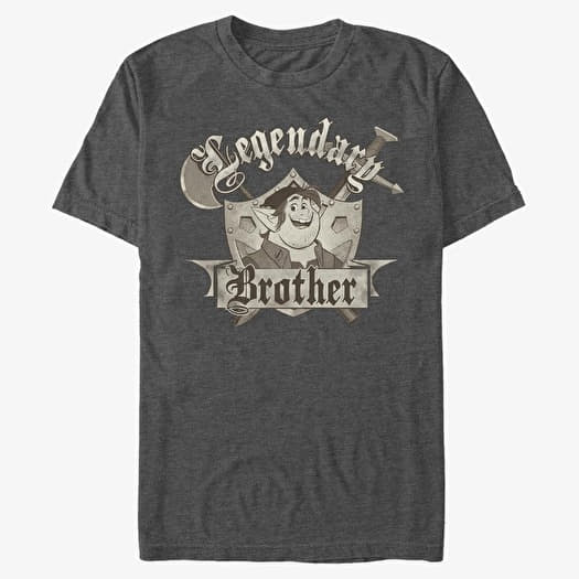 T-shirt Merch Pixar Onward - Legendary Big Brother Unisex T-Shirt Dark Heather Grey