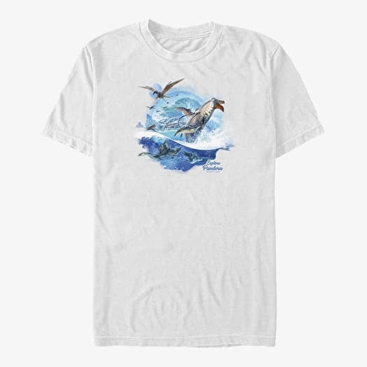Tričko Merch Twentieth Century Fox Avatar 2 - Explore Pandora Unisex T-Shirt White