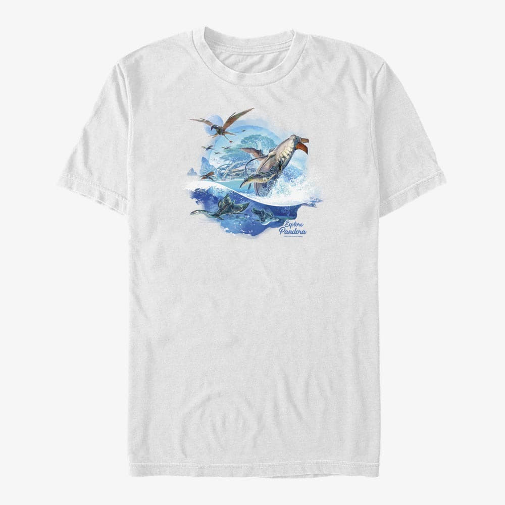 T-shirts Merch Twentieth Century Fox Avatar 2 - Explore Pandora Unisex T-Shirt White