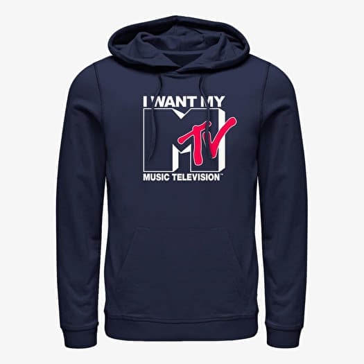 Bluza Merch Paramount MTV - Want Logo Unisex Hoodie Navy Blue