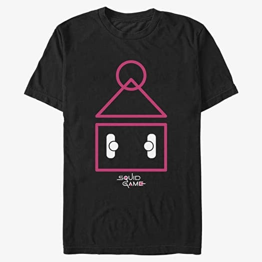 T-krekls Merch Netflix Squid Game - Squid Icon Unisex T-Shirt Black