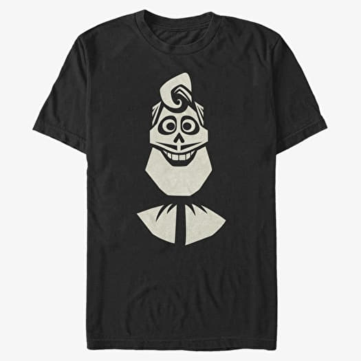 Tričko Merch Pixar Coco - Ernesto Face Unisex T-Shirt Black