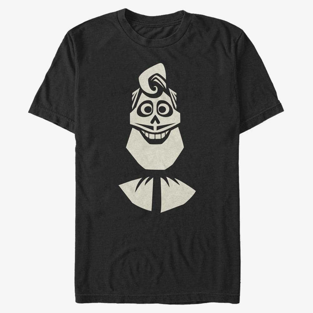 T-Shirts Merch Pixar Coco - Ernesto Face Unisex T-Shirt Black