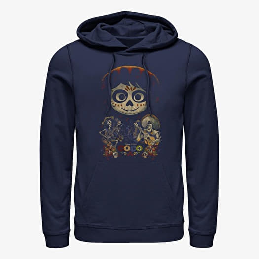 Sweat-shirt Merch Pixar Coco - Coco Poster Unisex Hoodie Navy Blue