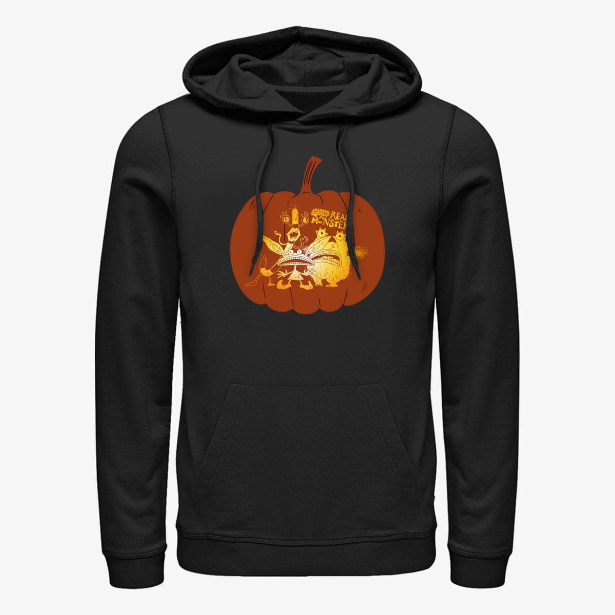 Felpe Merch Paramount Aaahh!!! Real Monsters - Monster Pumpkin Unisex Hoodie Black
