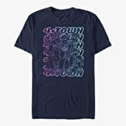 Merch Pixar Turning Red - Pastel 4 Town Unisex T-Shirt Navy Blue