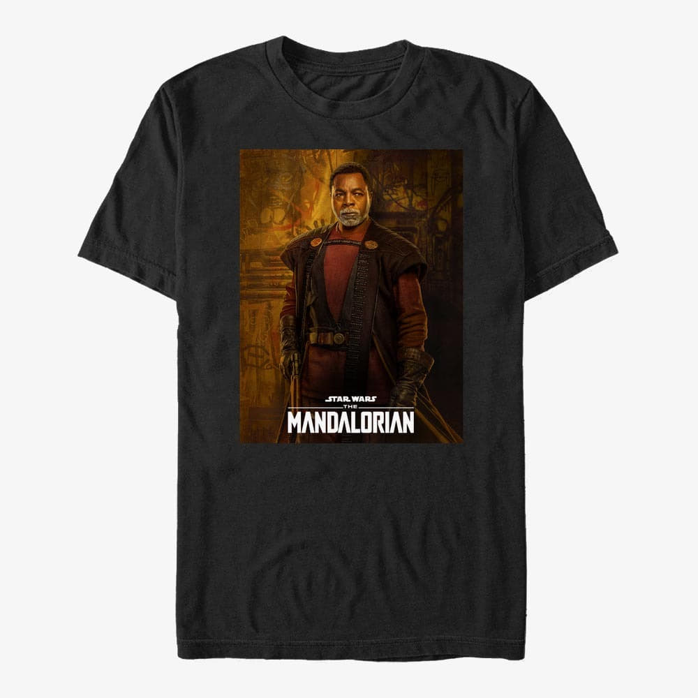 T-Shirts Merch Star Wars: The Mandalorian - Greef Karga Poster Unisex T-Shirt Black