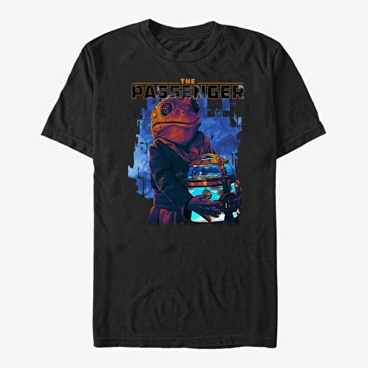 T-shirt Merch Star Wars: The Mandalorian - MandoMon Epi2 Flight Unisex T-Shirt Black