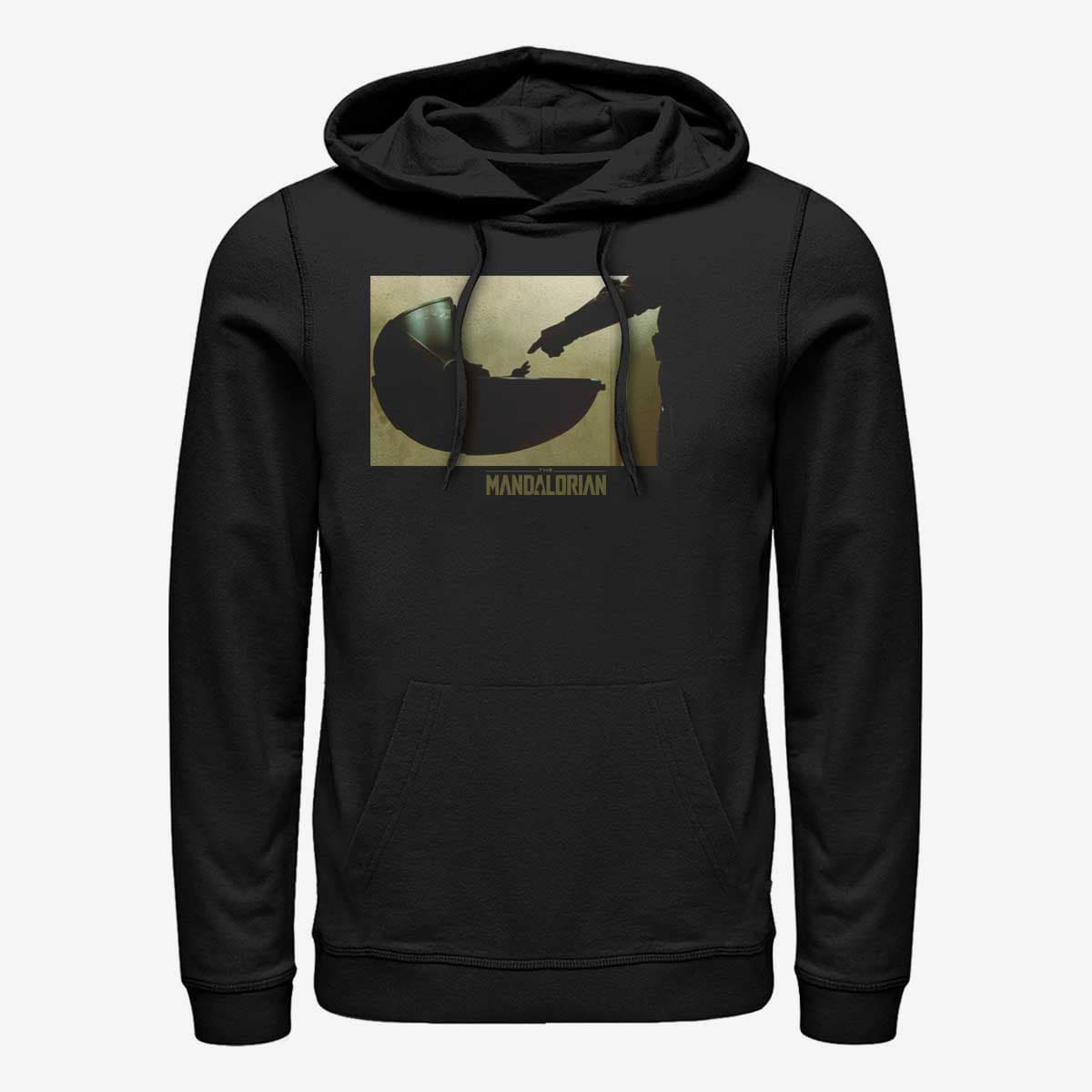 Sweatshirts Merch Star Wars: The Mandalorian - Painted Scene Unisex Hoodie Black