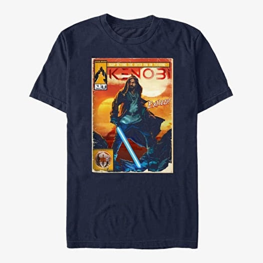 T-shirt Merch Star Wars Obi-Wan - Komically Kenobi Unisex T-Shirt Navy Blue