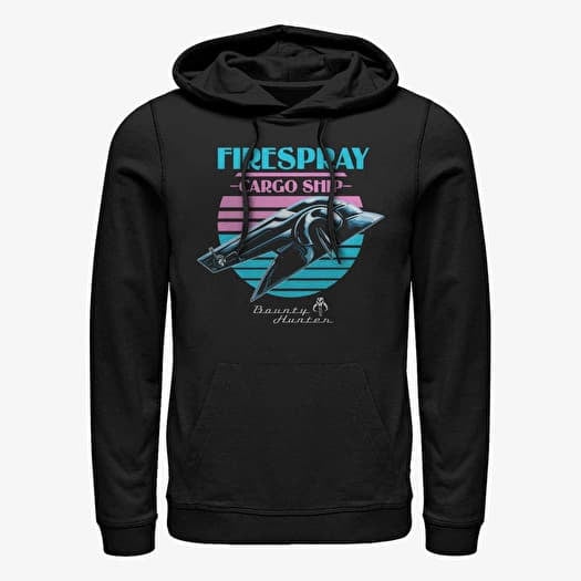 Sweatshirt Merch Star Wars Book of Boba Fett - Firespray Unisex Hoodie Black