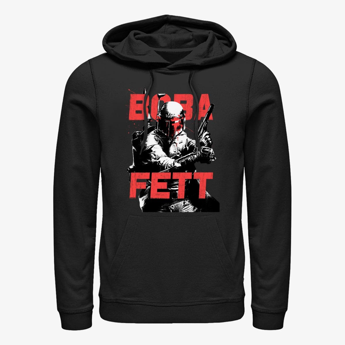 Sweatshirts Merch Star Wars: Classic - Fett Hero Unisex Hoodie Black