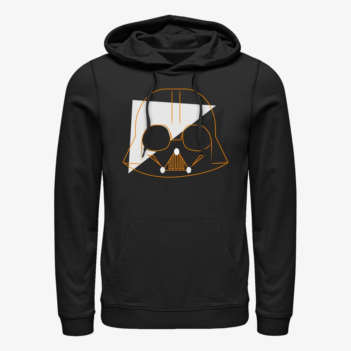 Dukserice Merch Star Wars: Classic - Spooky Vader Lines Unisex Hoodie Black