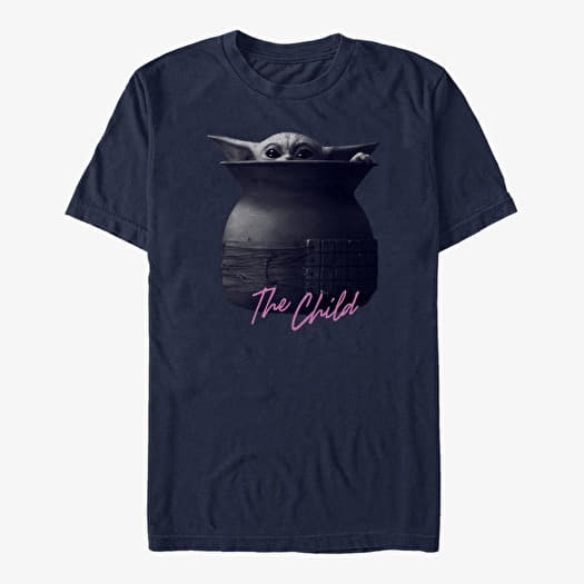Merch Star Wars: The Mandalorian - MandoMon Epi2 Shared Unisex T-Shirt Navy Blue