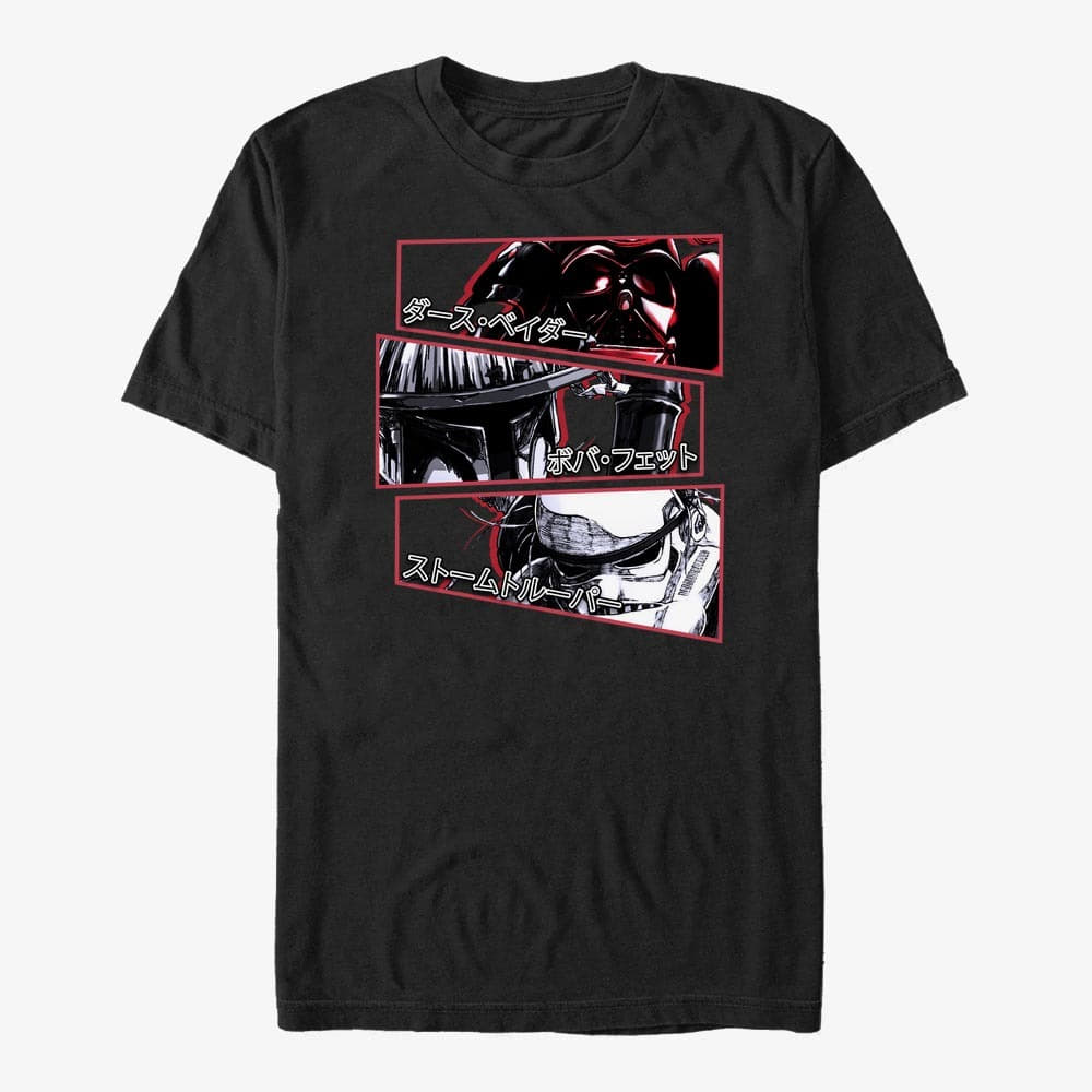 Футболки Merch Star Wars: Visions - STV StackedPanels Unisex T-Shirt Black