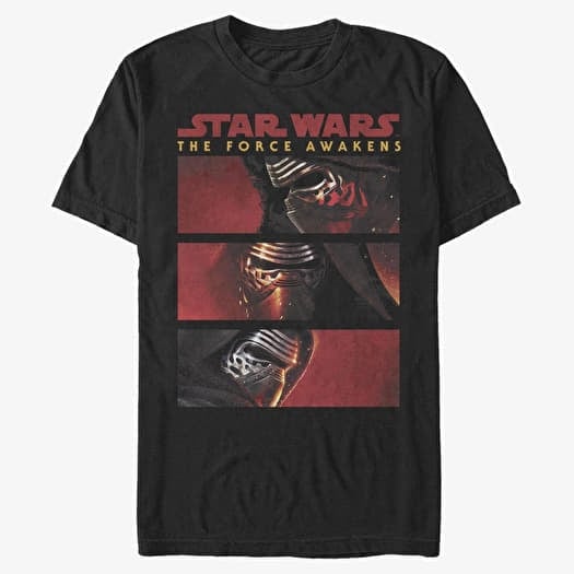 Majica Merch Star Wars: Episode 7 - Tri - KH Unisex T-Shirt Black