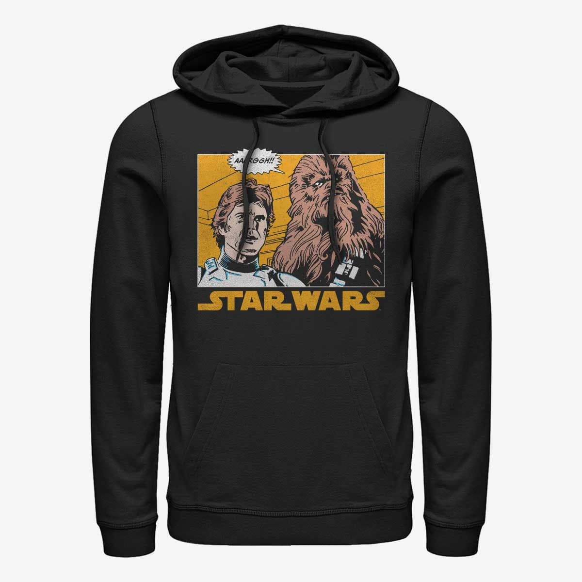 Dukserice Merch Star Wars - Han and Chew Unisex Hoodie Black