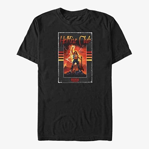 T-shirt Merch Netflix Stranger Things - Eddie HFC VHS Unisex T-Shirt Black