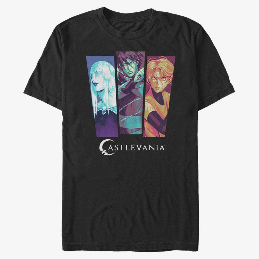 T-shirts Merch Netflix Castlevania - Panel Pop Unisex T-Shirt Black