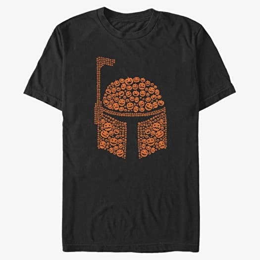 Merch Star Wars: Classic - BOBA PUMPKINS Unisex T-Shirt Black