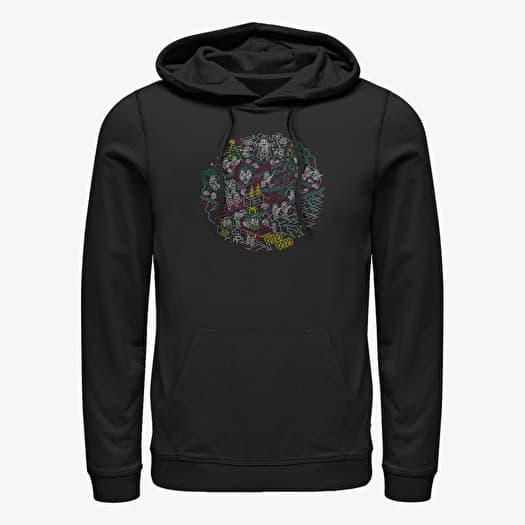 Mikina Merch Star Wars: Classic - Linear Xmas Unisex Hoodie Black