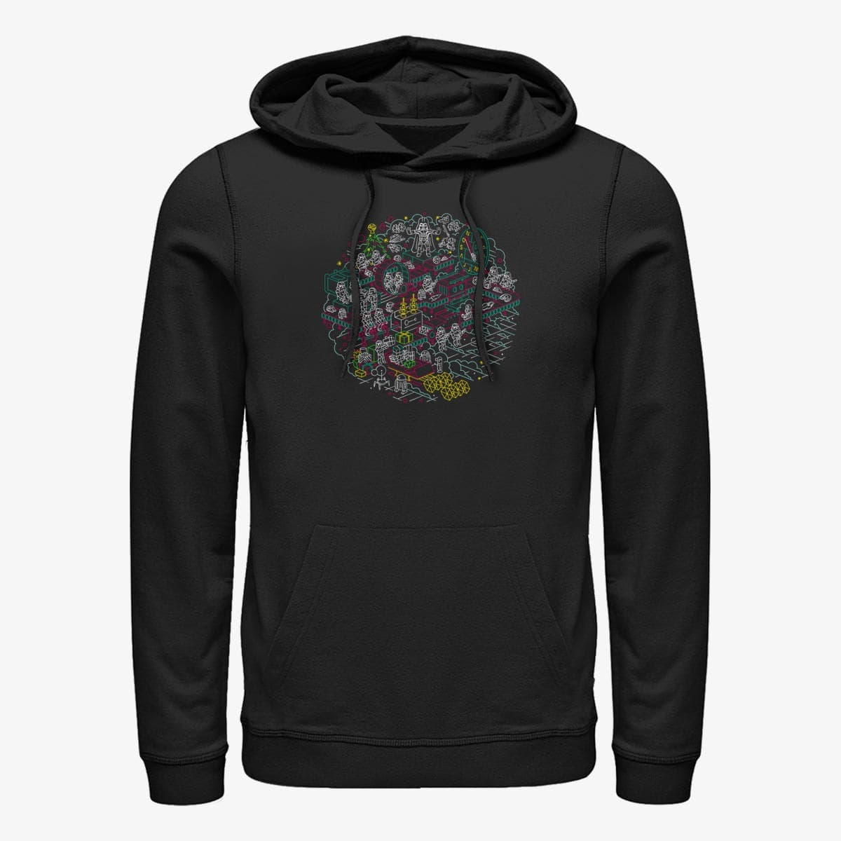 Суитчъри Merch Star Wars: Classic - Linear Xmas Unisex Hoodie Black