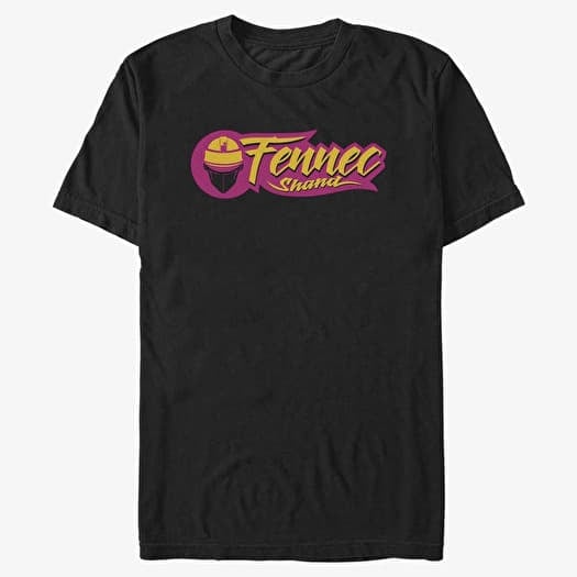 T-shirt Merch Star Wars Book of Boba Fett - Fennec Calligraphy Logo Unisex T-Shirt Black