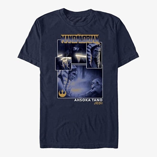 Majica Merch Star Wars: The Mandalorian - MandoMon Epi5 Hideout Unisex T-Shirt Navy Blue