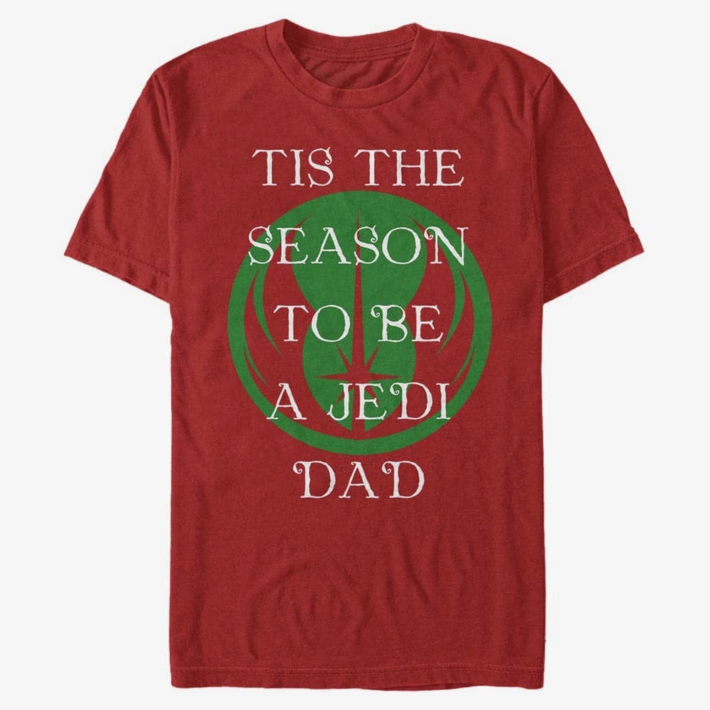 T-Shirts Merch Star Wars: Classic - Jedi Dad Unisex T-Shirt Red