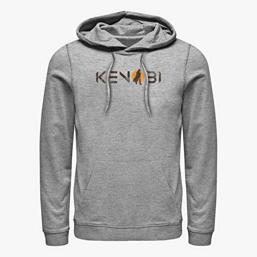 Sweat-shirt Merch Star Wars Obi-Wan - Kenobi Single Sun Logo Unisex Hoodie Heather Grey