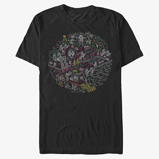 Majica Merch Star Wars: Classic - Linear Xmas Unisex T-Shirt Black