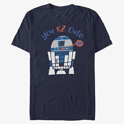 Majica Merch Star Wars: Classic - Are Too Cute Unisex T-Shirt Navy Blue
