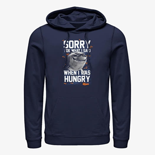 Mikina Merch Pixar Finding Nemo - Bruce was Hungry Unisex Hoodie Navy Blue