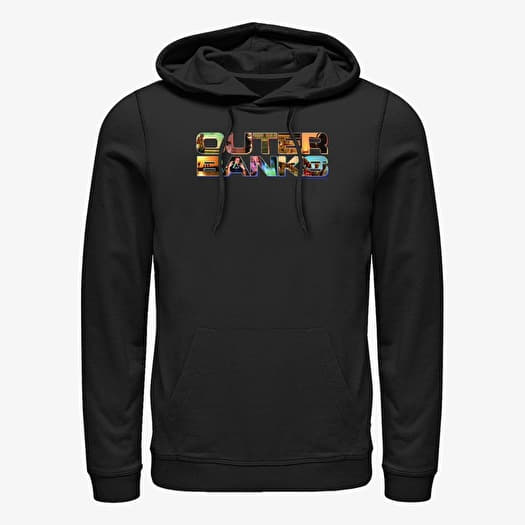 Sweatshirt Merch Netflix Outer Banks - OBX Photo Logo Unisex Hoodie Black