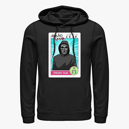 Hanorac Merch Netflix Squid Game - Front Man Card Unisex Hoodie Black